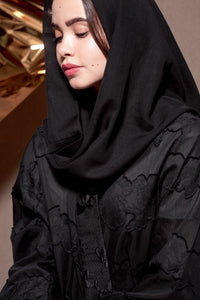 Voile Snood In Black