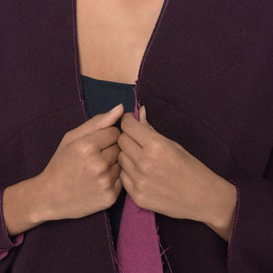 Fading Purple Bisht Abaya