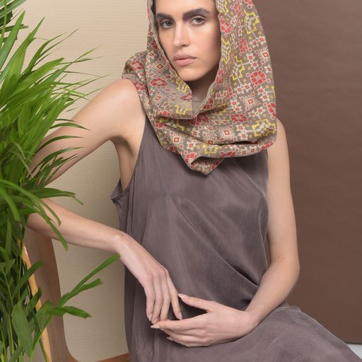 Patterned Voile Snood