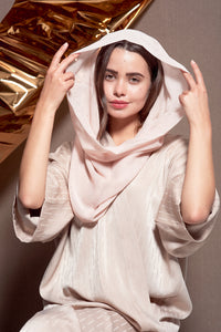 Voile Snood In Rosewater