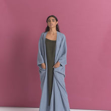 Load image into Gallery viewer, Bisht in Powder Blue
