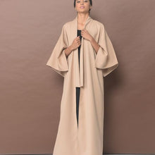 Load image into Gallery viewer, Fading Hyacinth Beige Abaya

