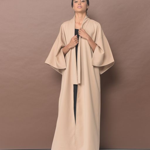 Fading Hyacinth Beige Abaya