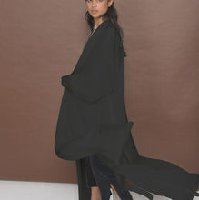 Load image into Gallery viewer, Wrap Around Abaya In Black
