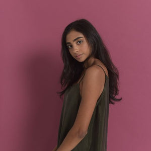 Layer Dress In Olive
