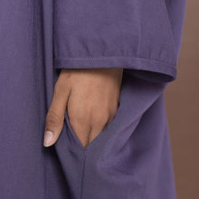 Load image into Gallery viewer, Purple Cotton Bisht

